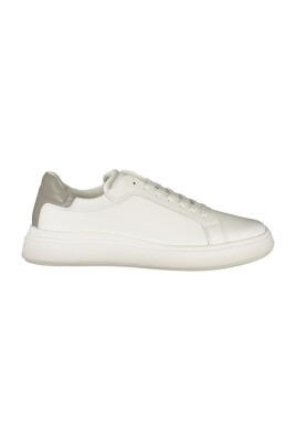 hvide-polyester-sports-sneakers-med-gra-detaljer
