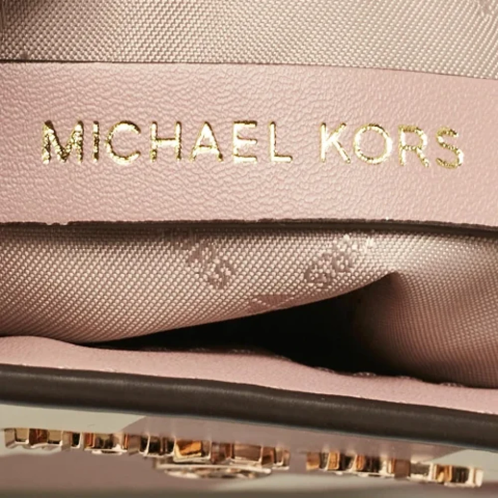 Michael Kors Pre-owned Canvas crossbody-bags Pink Dames