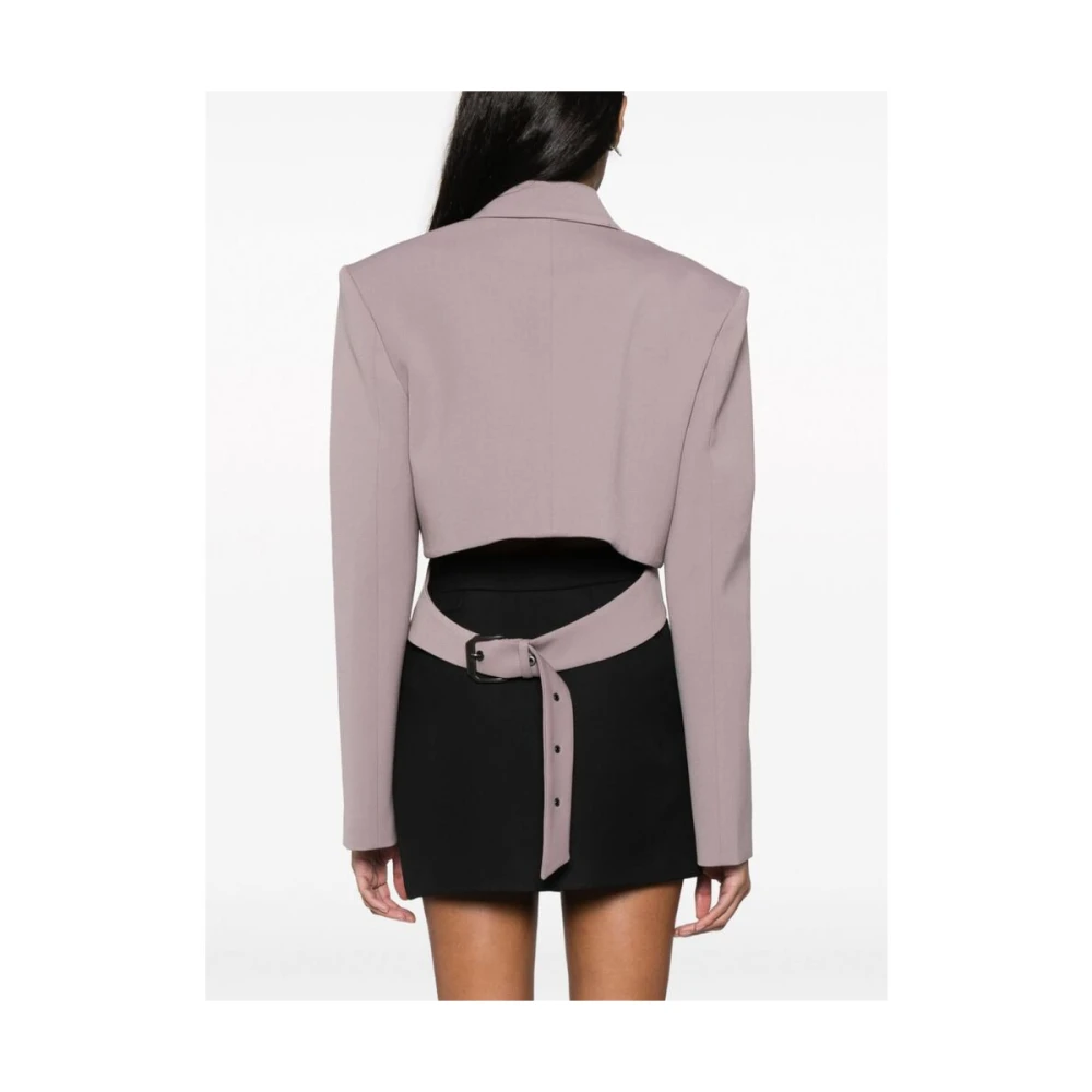 Ssheena Crossover-front Geknipte Blazer Purple Dames