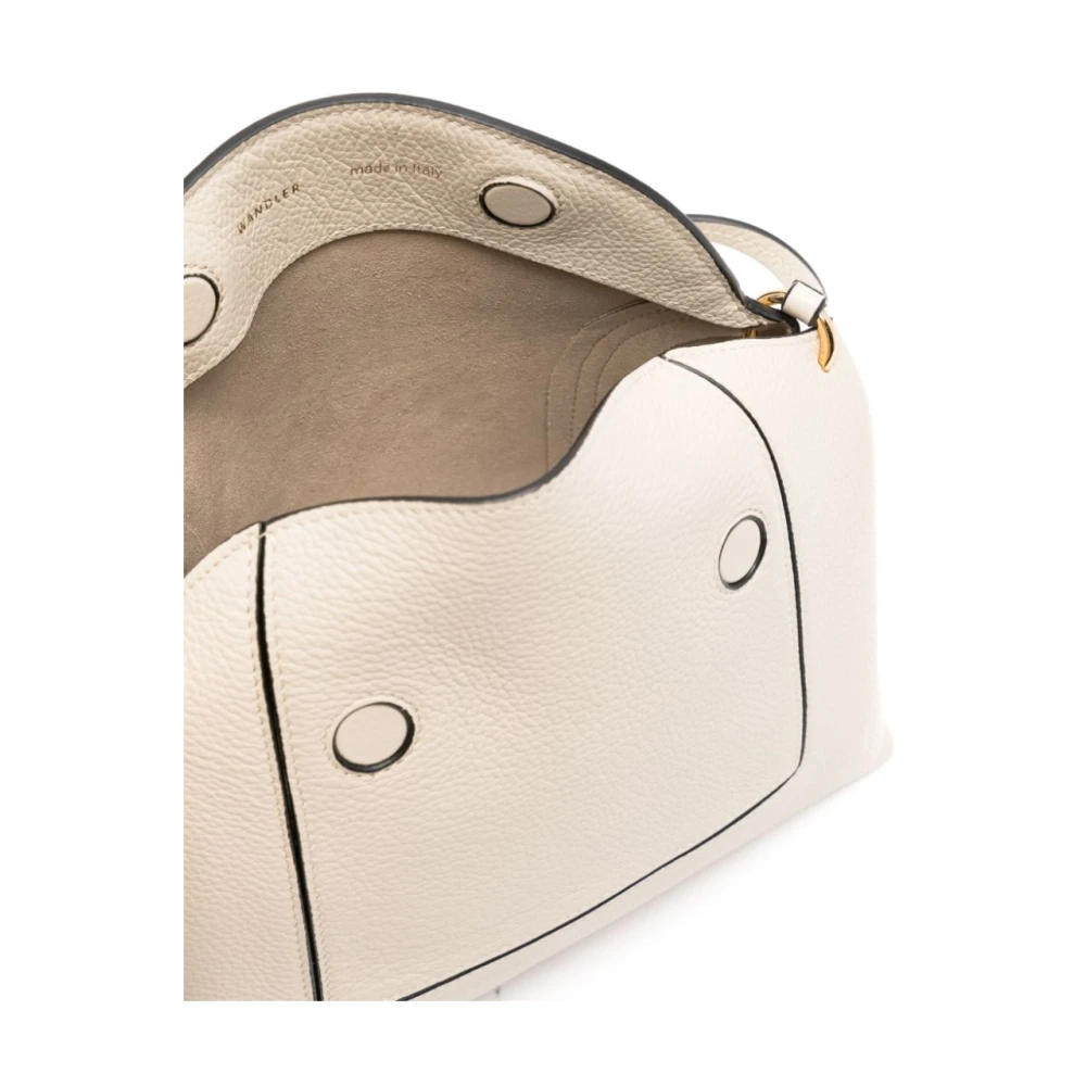 Wandler Beige Schoudertas met Magneetsluiting Beige Dames