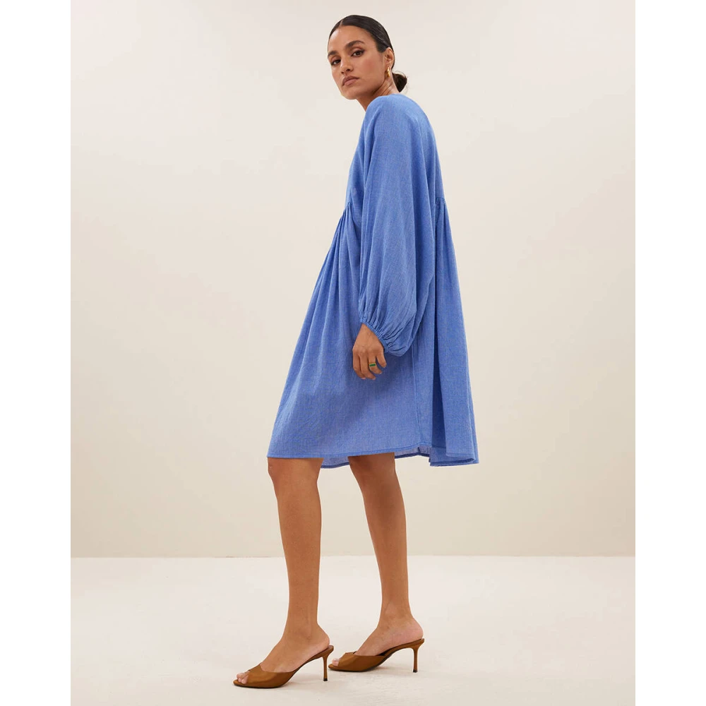 By-Bar Philou Athia Jurk Blue Dames