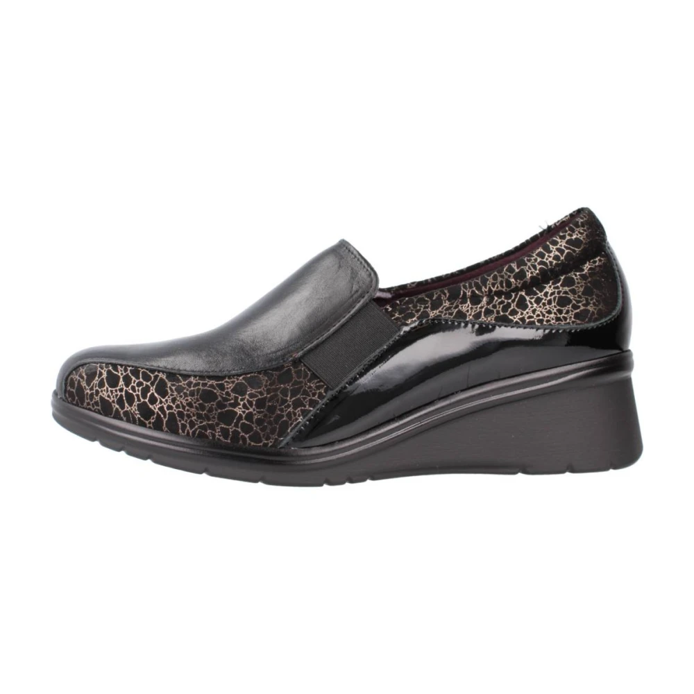 Pitillos Loafers Black Red Dames
