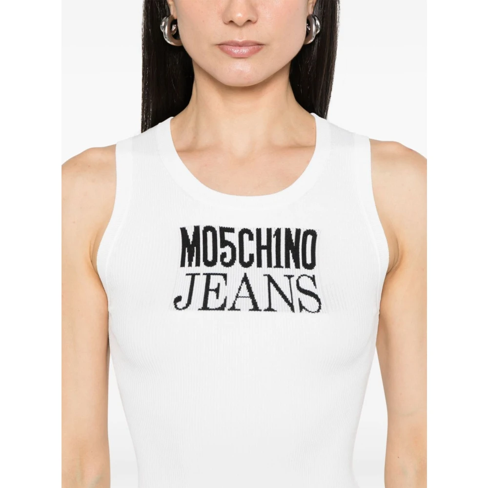 Moschino Witte Top voor Vrouwen White Dames