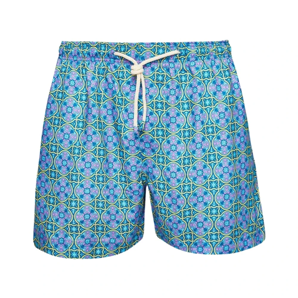 Peninsula Mediterrane Stijl Linnen Zwemkleding Blue Heren