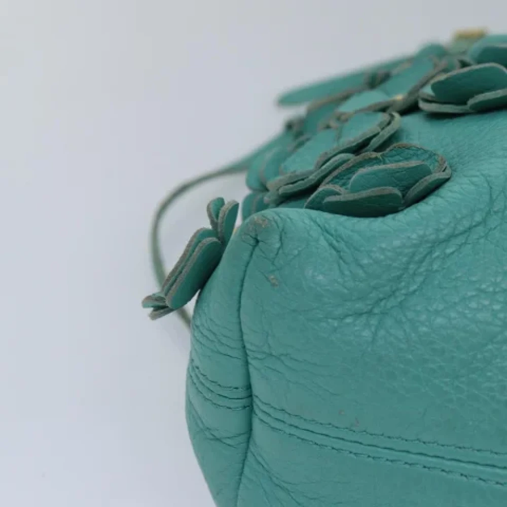 Burberry Vintage Pre-owned Leather shoulder-bags Blue Dames