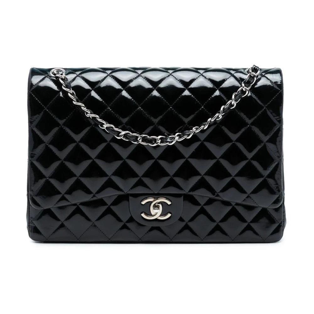 Chanel Vintage Women's Blue Pre-Owned Quilted Flap Bag