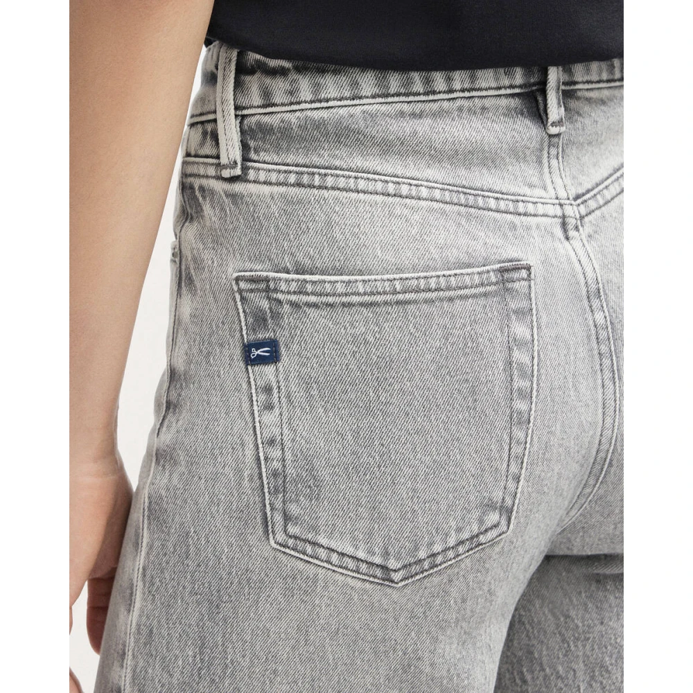 Denham The Jeanmaker Wide Jeans Gray Dames