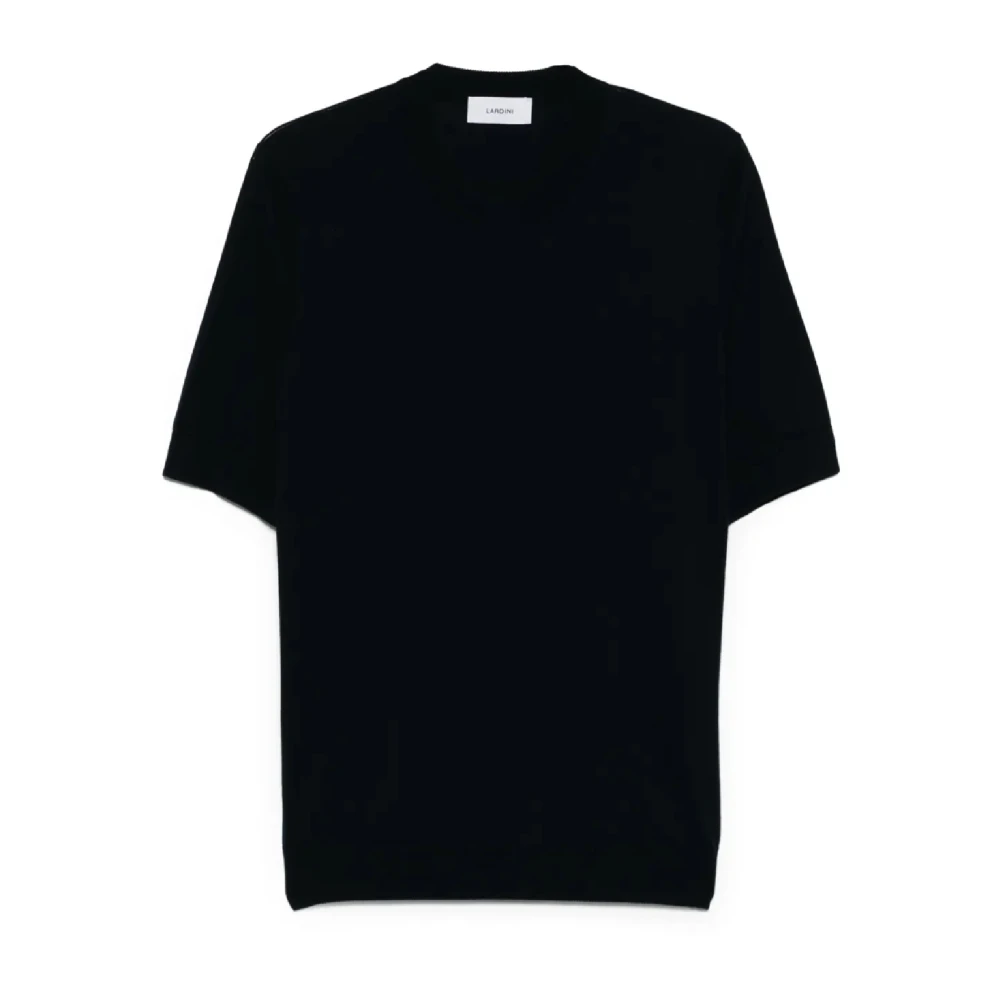 Lardini - Tops > T-Shirts - Black - Lardini - Modalova