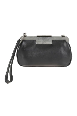 Extra liten läderclutch