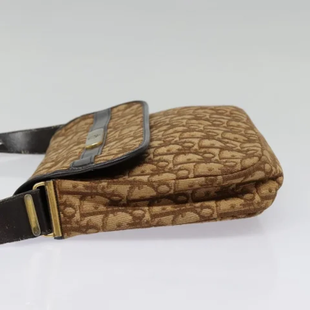 Dior Vintage Pre-owned Canvas dior-bags Brown Dames