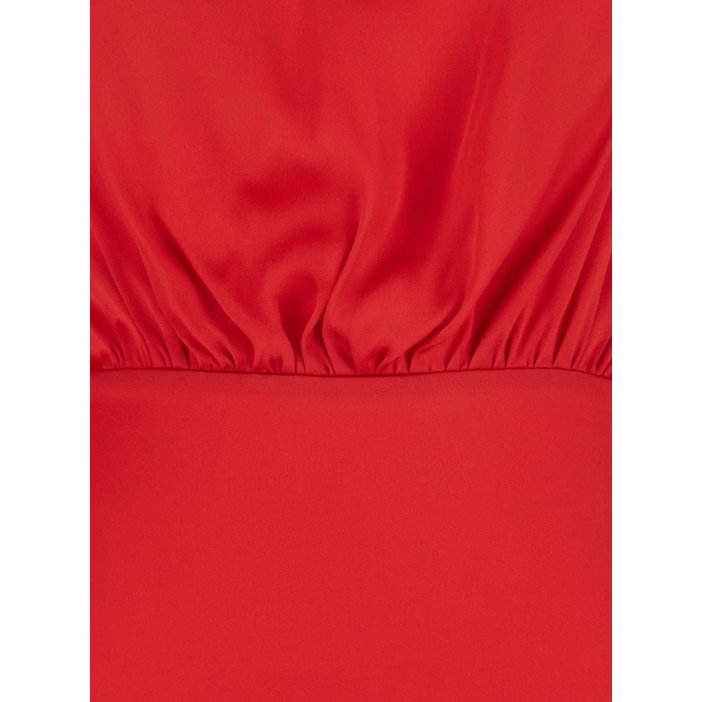 Semicouture Roze Jurk met Verstelbare Kant Pink Dames