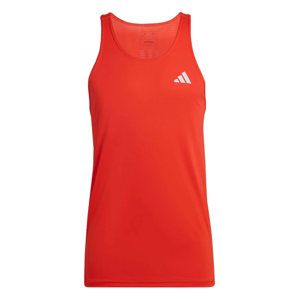 Adidas Own The Run Tank Top Red Heren