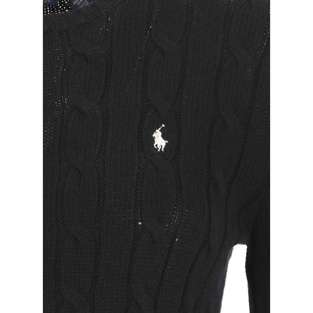 Ralph Lauren Katoenen Trui Black Dames
