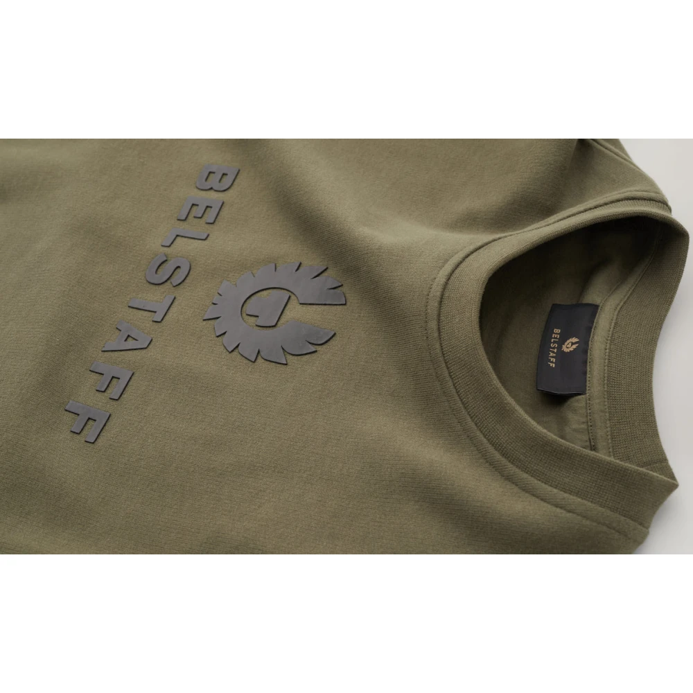 Belstaff Signature Crewneck Sweatshirt Green Heren