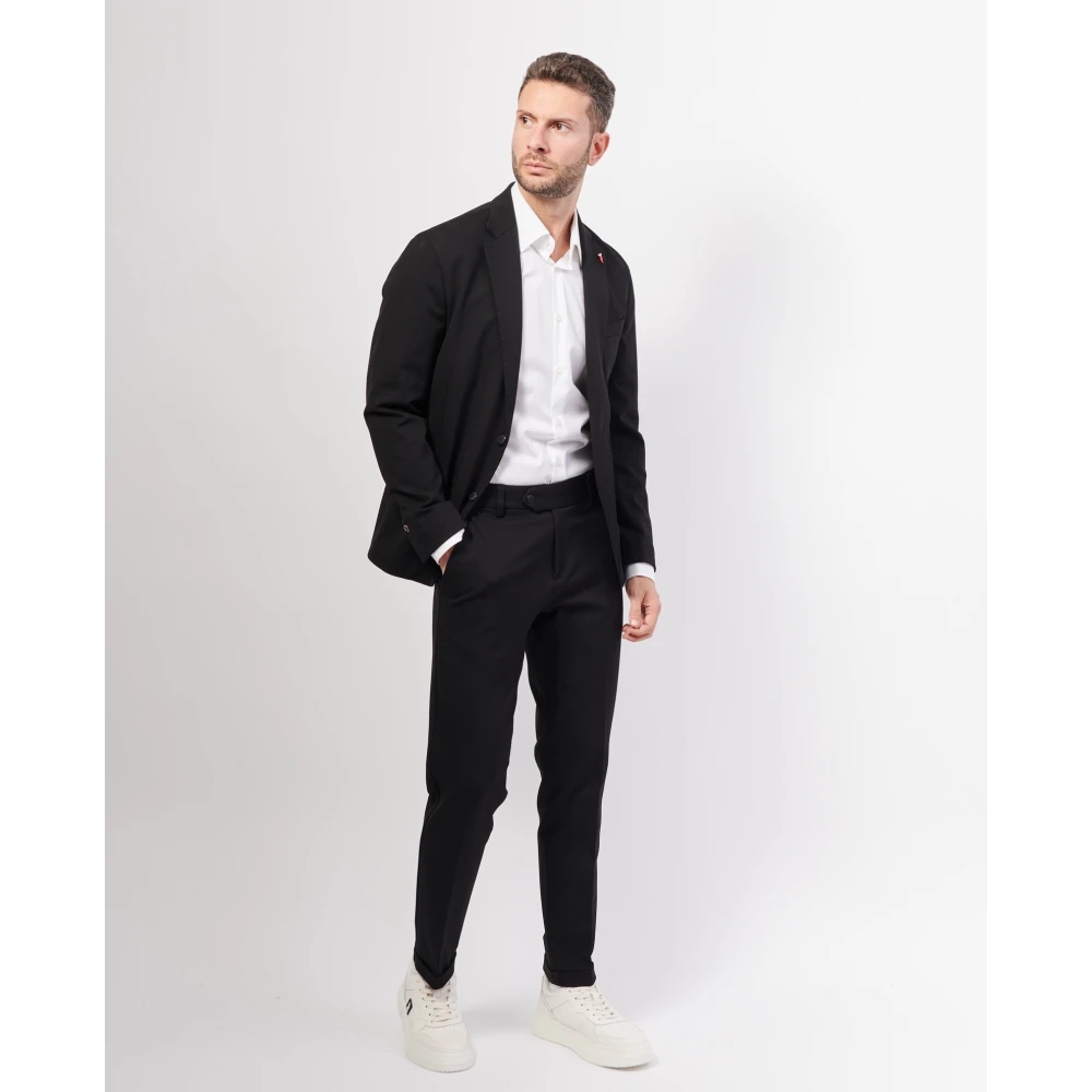 Mulish Klassiek Zwart Pak Set Black Heren
