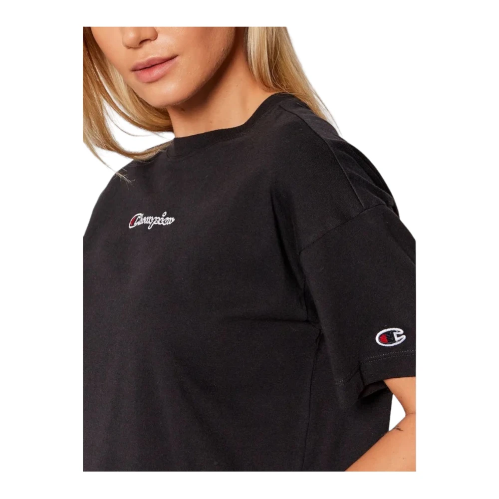 Champion T-Shirts Black Dames