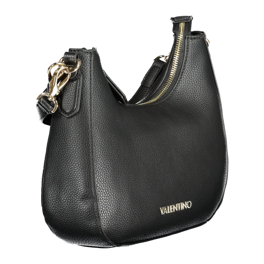 Valentino by Mario Valentino Zwarte Schoudertas met Verstelbare Band Black Dames