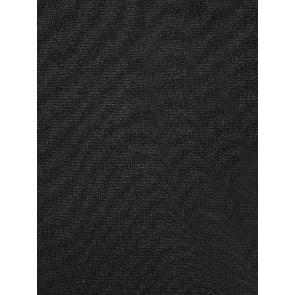 Dell'oglio Zwarte Gebreide Kleding voor Mannen Aw24 Black Heren