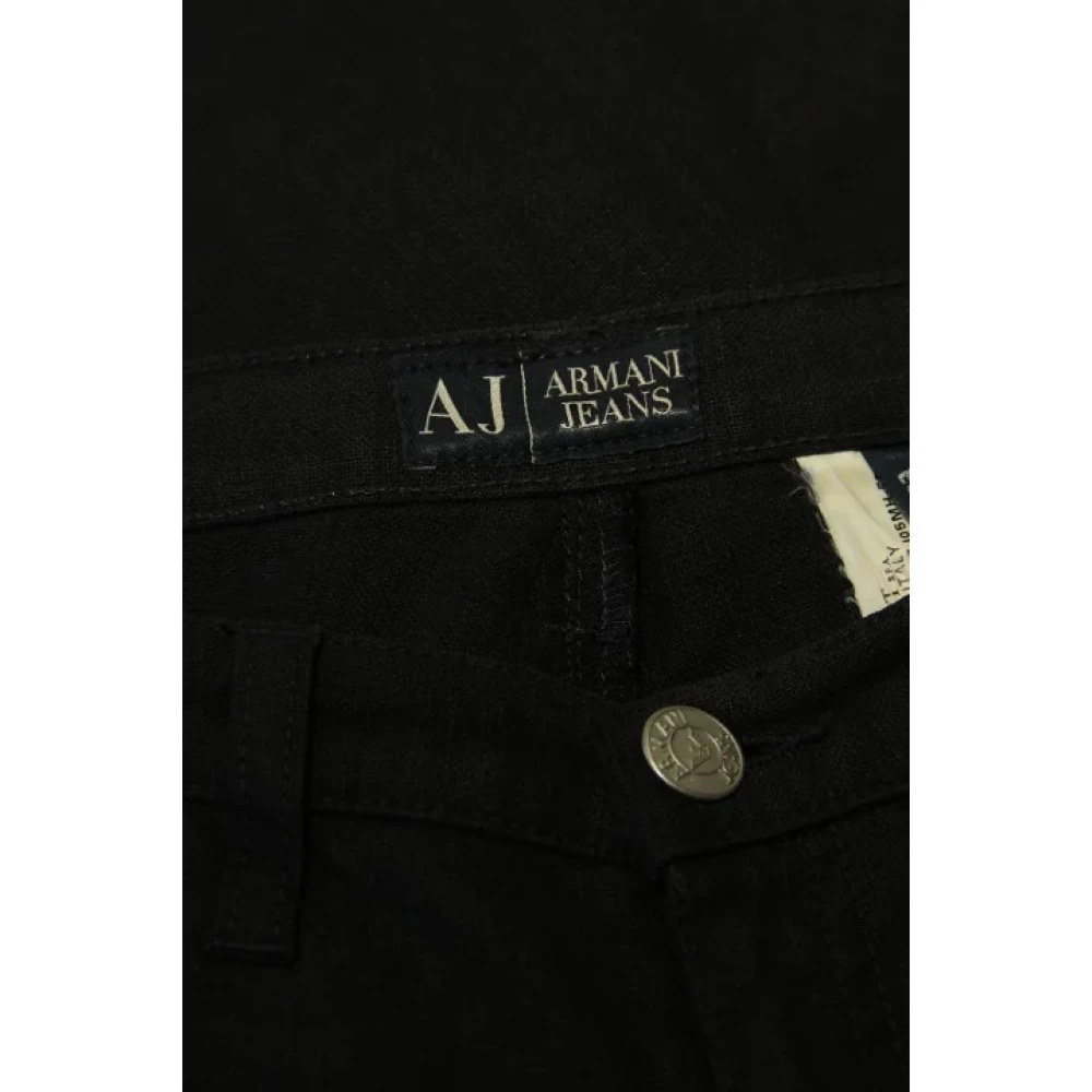 Armani Pre-owned Voldoende katoenen jeans Blue Dames