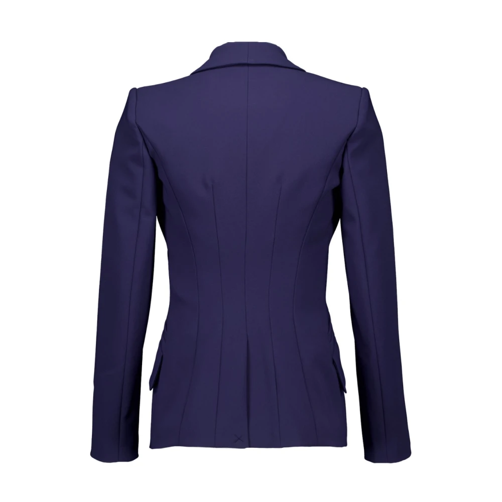 Elisabetta Franchi Donkerblauwe Blazers Blue Dames