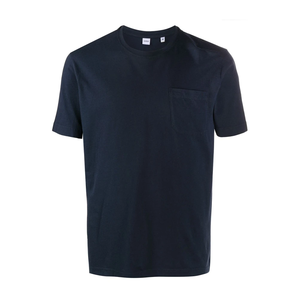 Aspesi - Tops > T-Shirts - Blue - Aspesi - Modalova