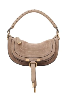 Mini Marcie Suede Axelremsväska