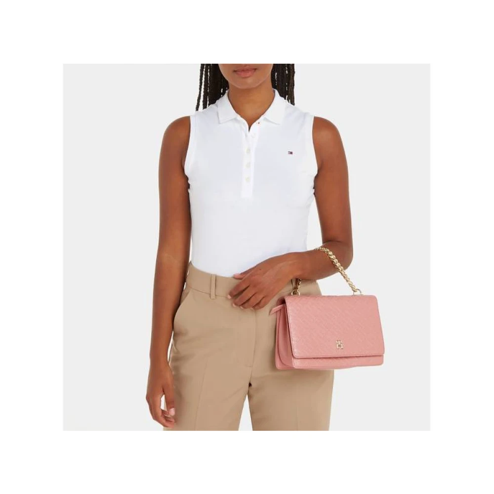 Tommy Hilfiger Stijlvolle Borse Tas Pink Dames