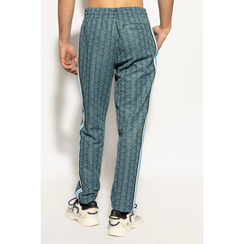 Lacoste Sweatpants met monogram Green Heren