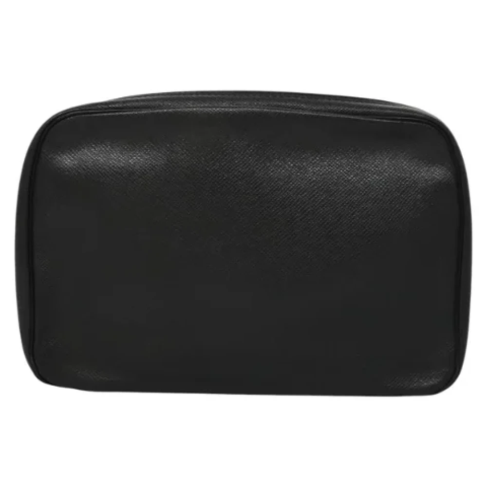 Louis Vuitton Vintage Pre-owned Leather clutches Black Dames