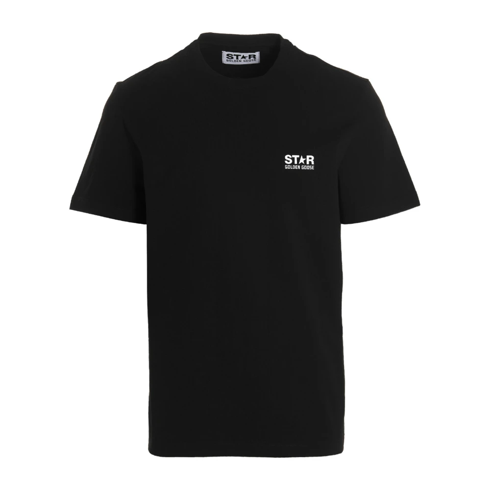 Golden Goose Men's Black T-Shirts, L, Star T-Shirt