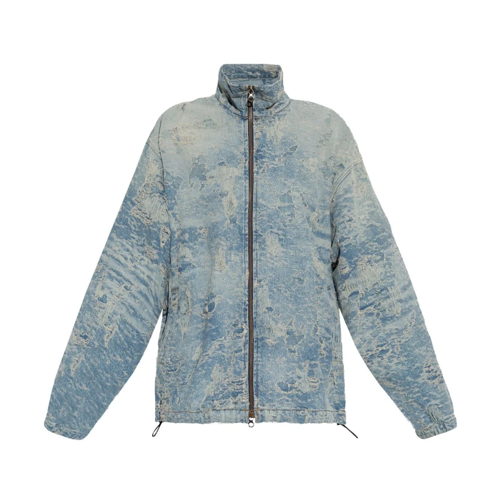 Diesel Blauw Denim Jack Stijlvolle Mode Blue Heren
