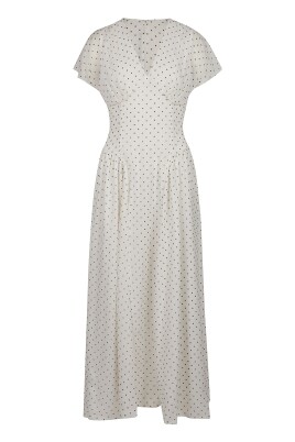 white-long-printed-v-neck-dress