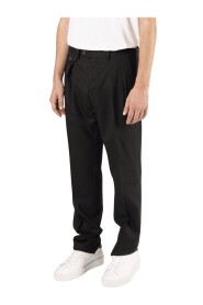 Pantalone doppia pence in lana