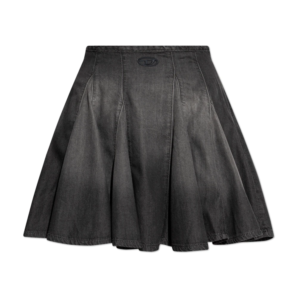 Diesel Donna Nero Gonne, W24, New,