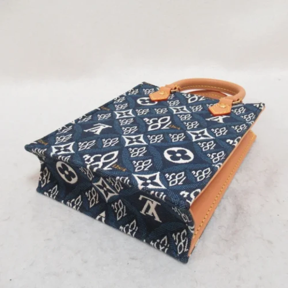 Louis Vuitton Vintage Pre-owned Leather shoulder-bags Blue Dames