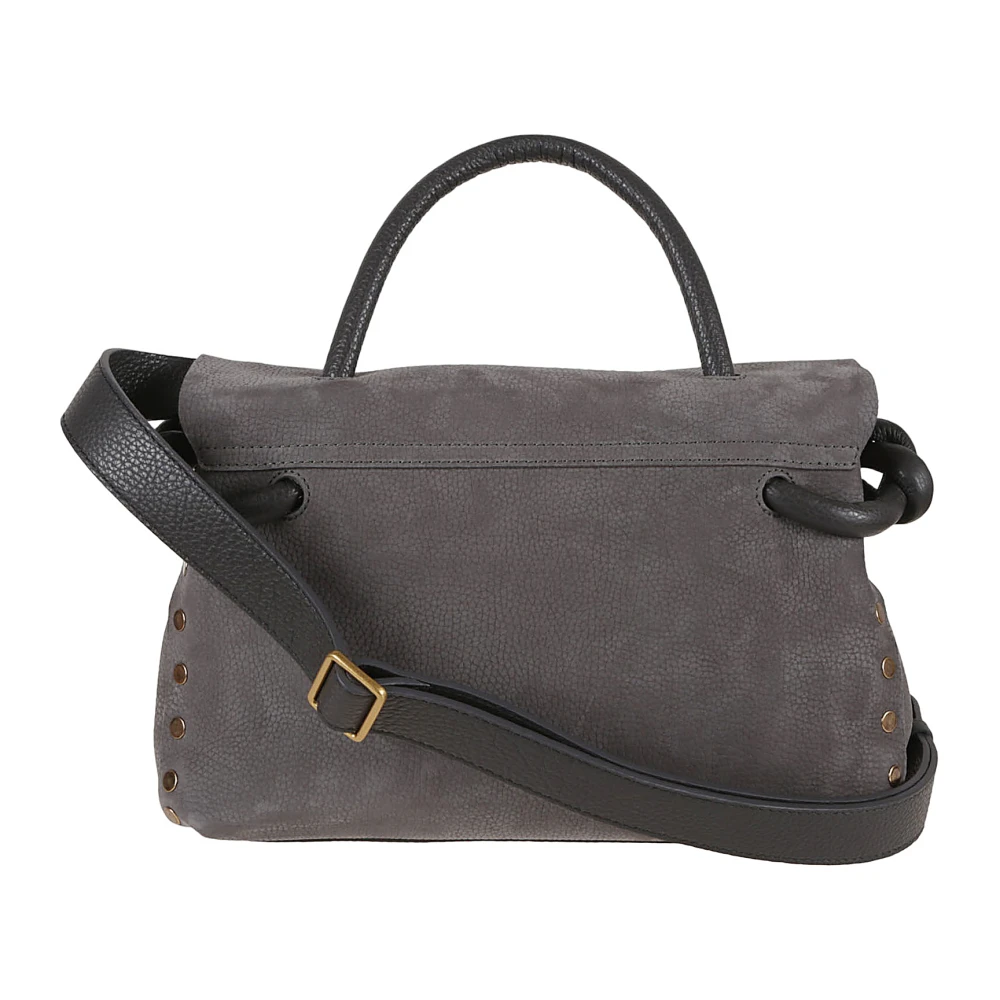 Zanellato Grijze leren schoudertas Elegant ontwerp Gray Dames
