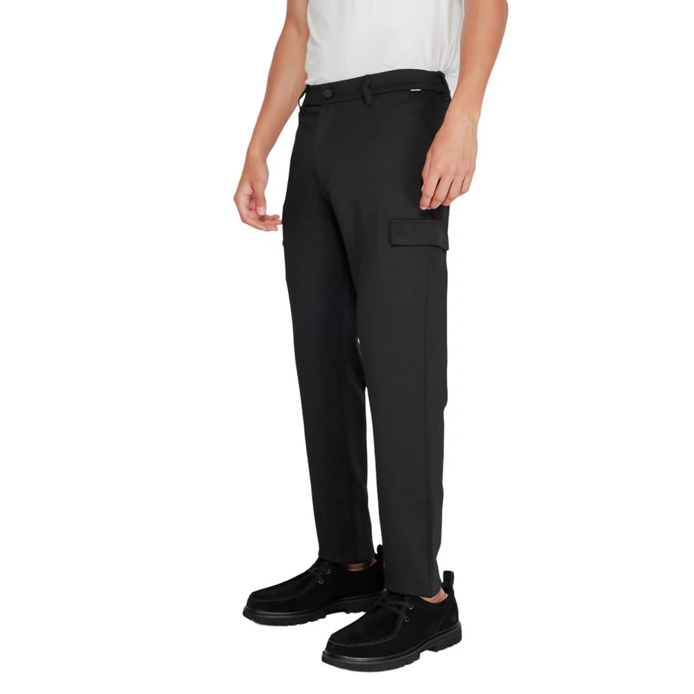 Calvin Klein Zwarte Jeans & Broek van gerecycled polyester Black Heren