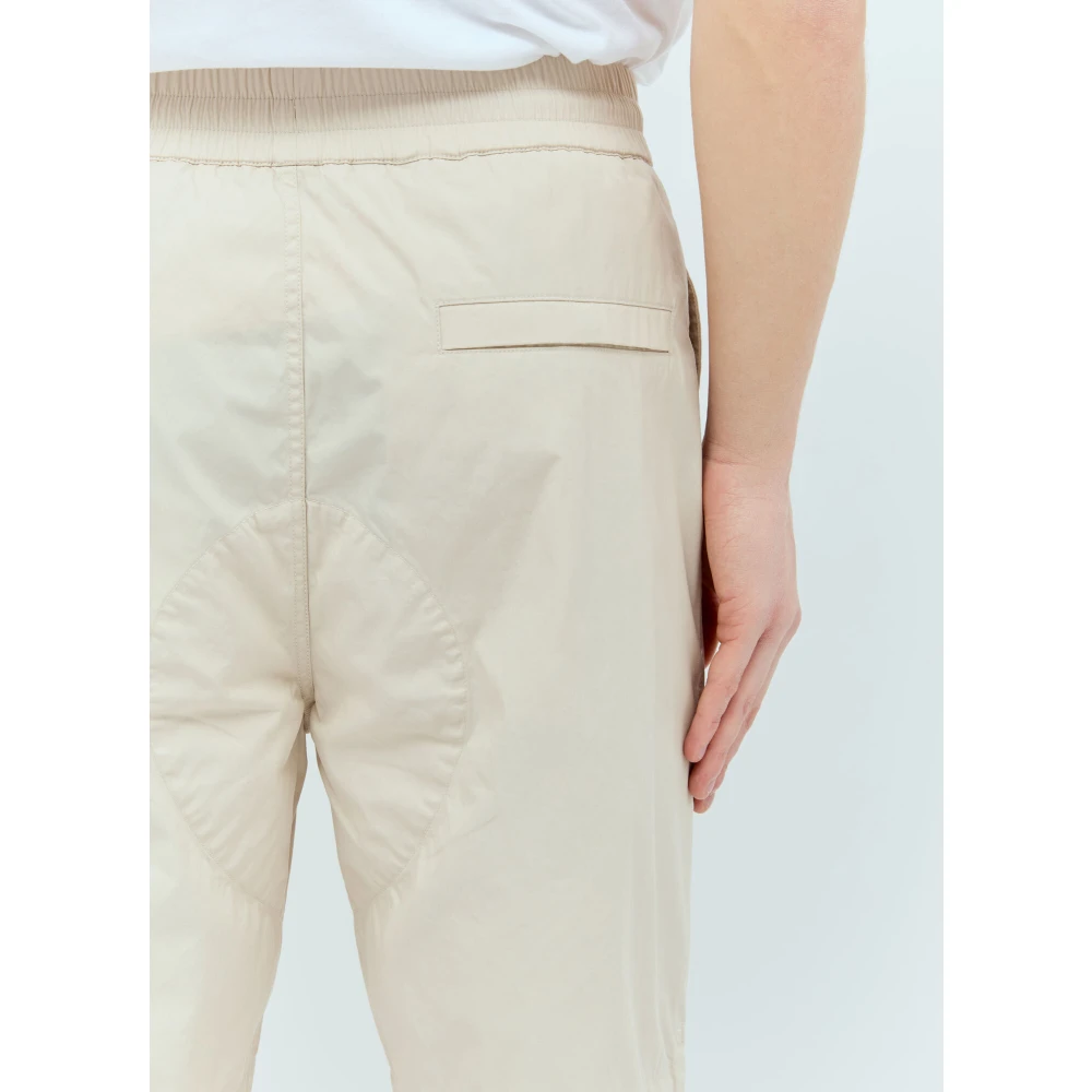 Burberry Katoenmix Elastische Taillebroek Beige Heren