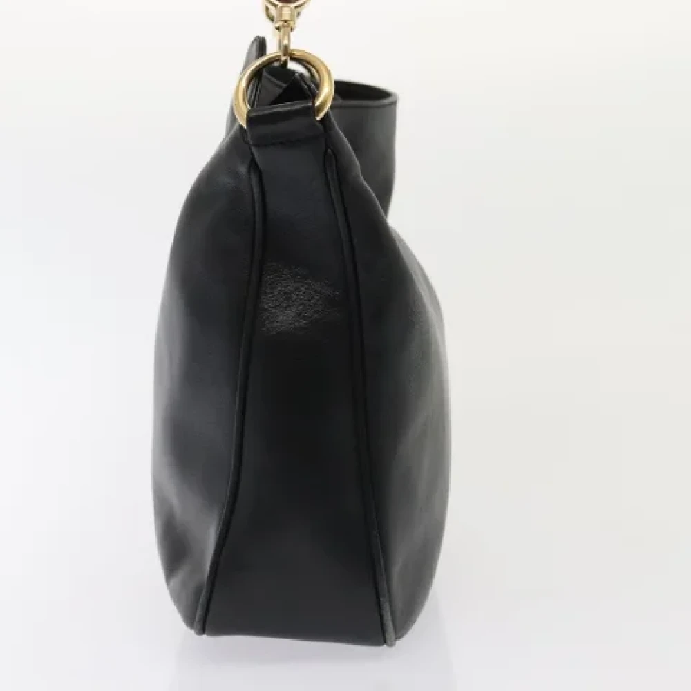 Gucci Vintage Pre-owned Leather handbags Black Dames