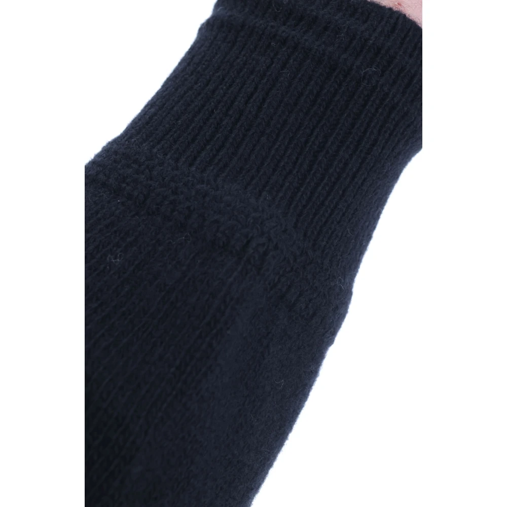 Herno Wollen trui met ronde hals Black Heren