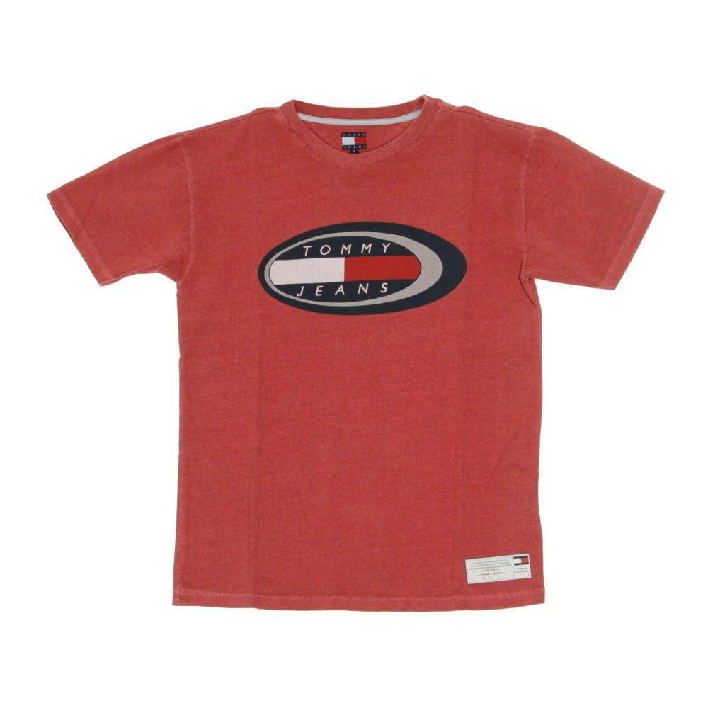 Tommy Hilfiger Cardinal Oval Tee Heren T-shirt Red Heren