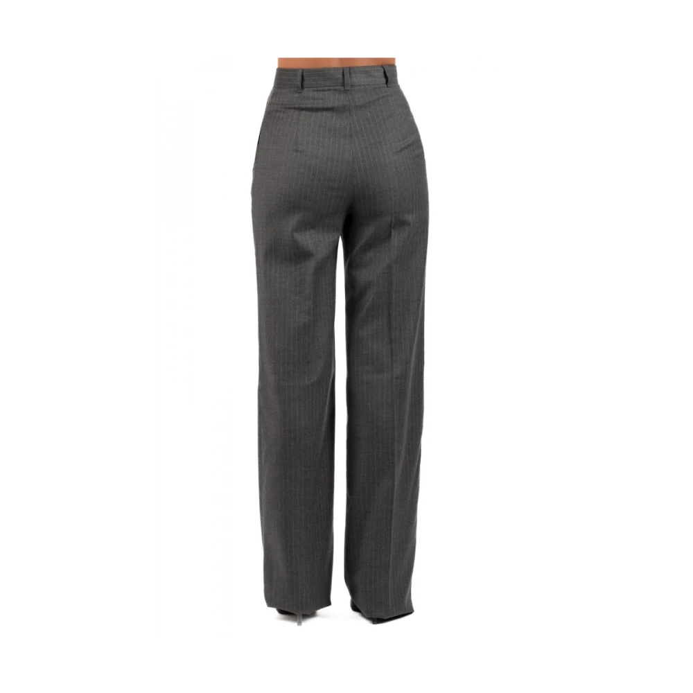 Max Mara Damesbroek Stijlvol Ontwerp Gray Dames