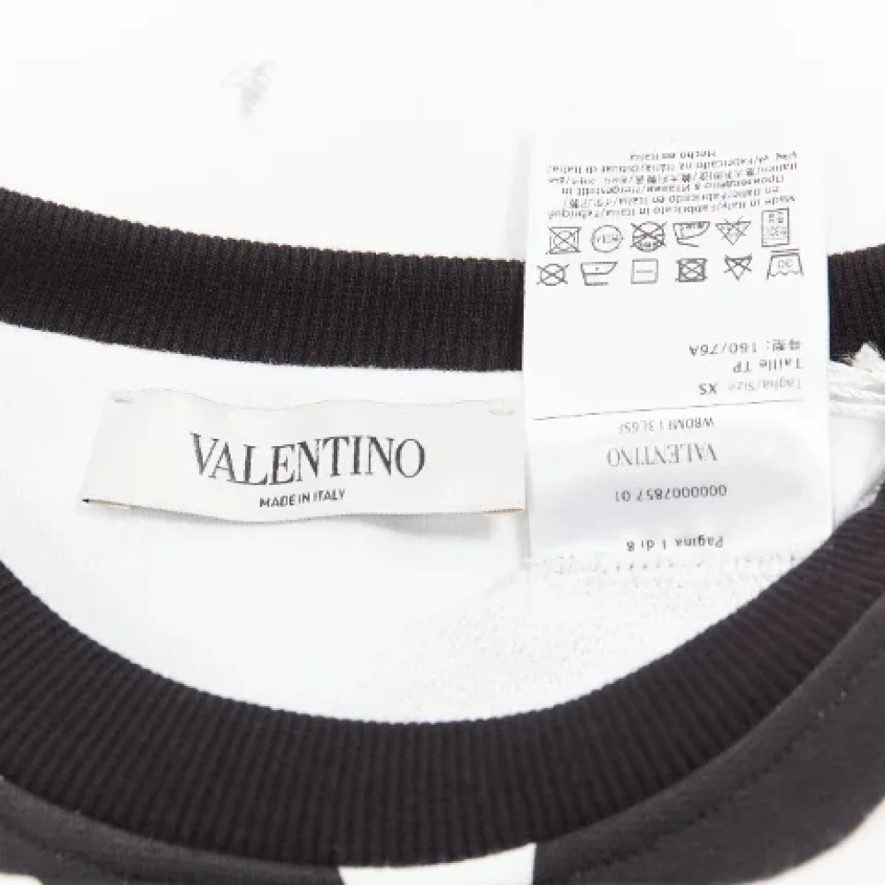 Valentino Vintage Pre-owned Cotton outerwear Black Dames