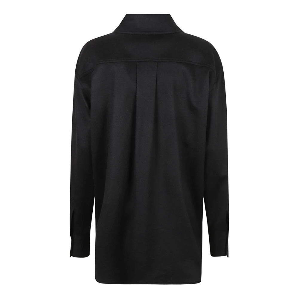 Saint Laurent Zwarte Chemise Blouse Black Dames