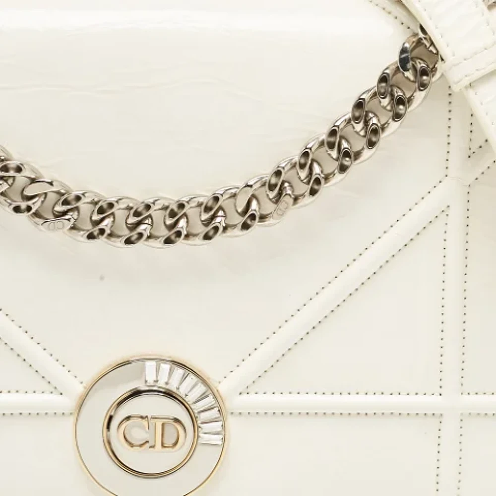 Dior Vintage Pre-owned Fabric dior-bags White Dames