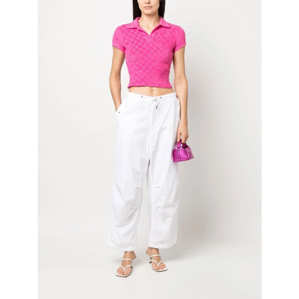 Darkpark Witte Loose-Fit Broek White Dames