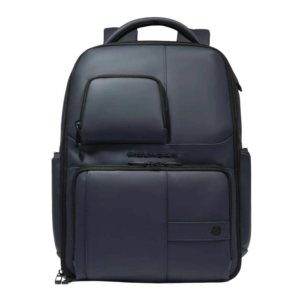 Piquadro Herren Blau Fast Check Rucksack
