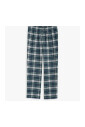 pyjama-en-flanelle-de-coton-vert-a-carreaux