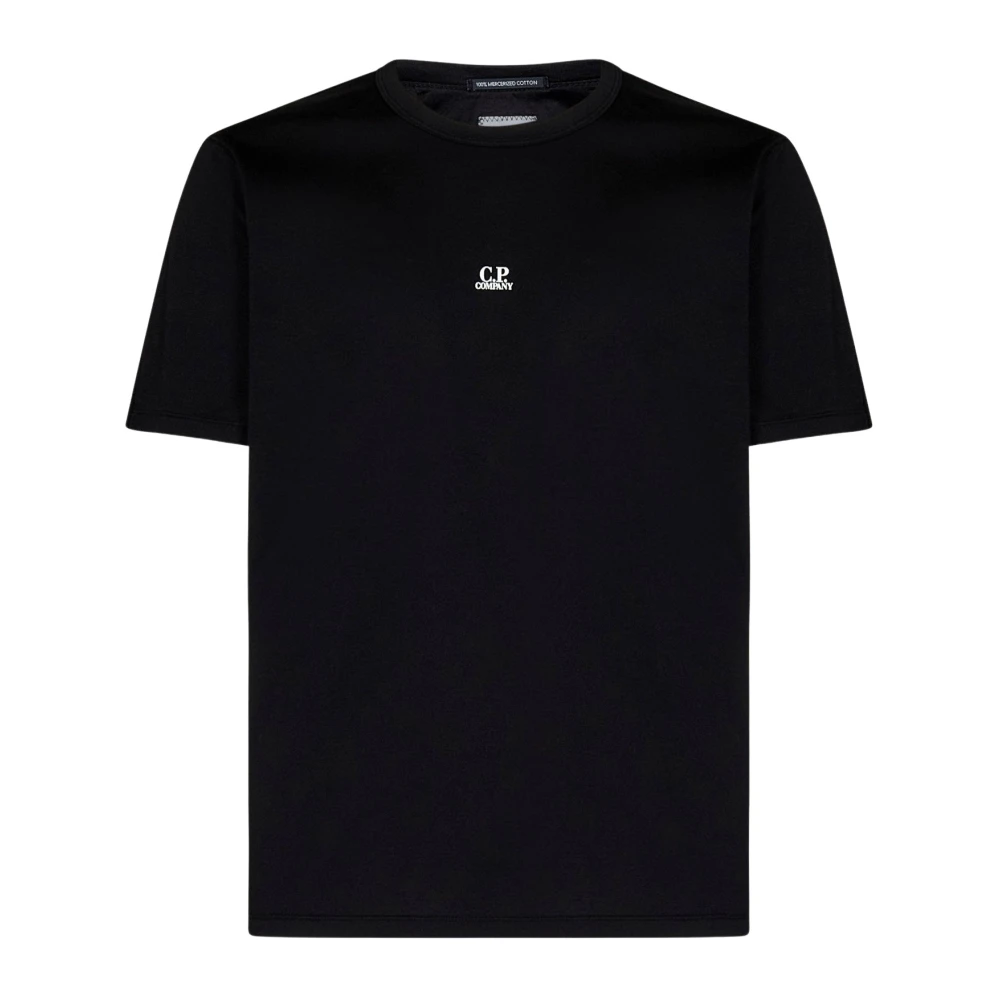 C.P. Company Jersey Goggle T-shirt met Grafische Print Black Heren