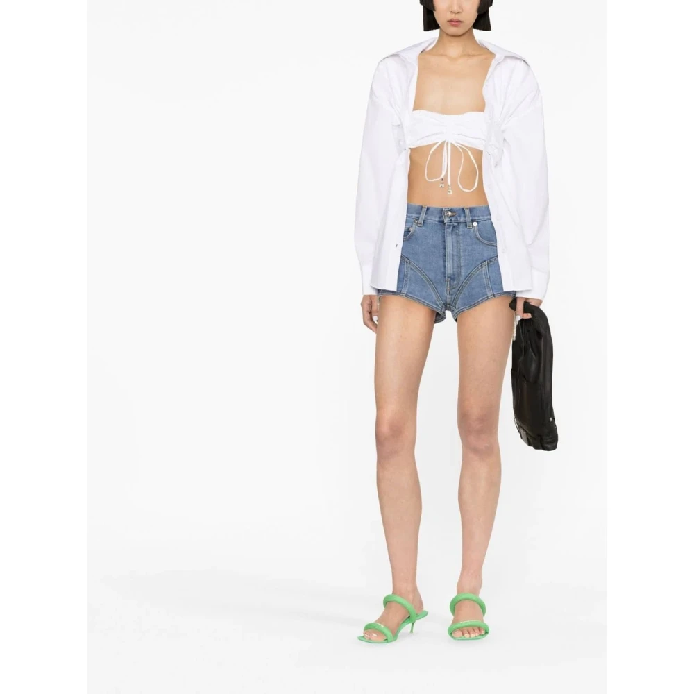 alexander wang Gerimpelde Taille Lange Mouwen Shirt White Dames